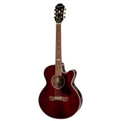 Acoustic Guitars Epiphone J-200 EC Studio Parlor - Wine Red