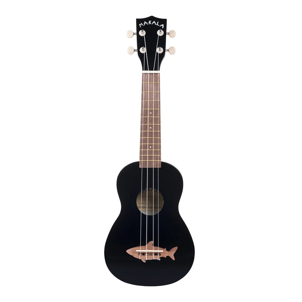 Makala Soprano Ukulele Shark Bridge - Black Tip
