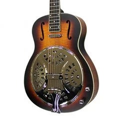 Bourbon Street - 1C-W Single Cone Wood Body Resonator - Sunburst Acoustic Guitars