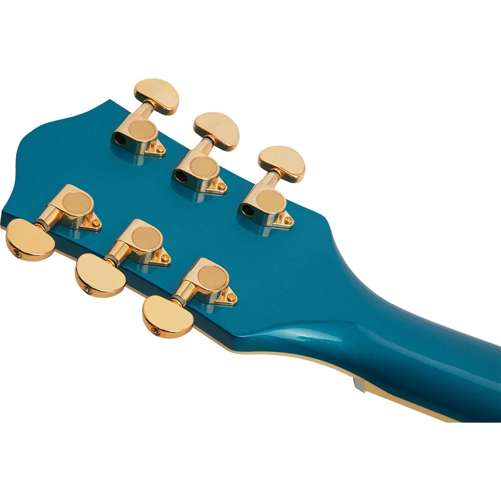 Gretsch - G2410TG Streamliner™ Hollow Body Single-Cut With Bigsby® And Gold Hardware - Laurel Fingerboard - Ocean Turquoise Electric Guitars
