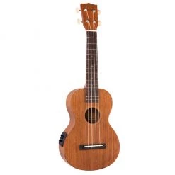 Mahalo Java Concert Ukulele With Pickup - Natural Semi Gloss Ukuleles