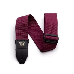 See All Ernie Ball E4047 Polypro Guitar Strap - Burgundy