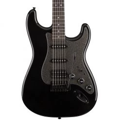 Electric Guitars Squier FSR Bullet Stratocaster HSS With Tremolo - Black Metallic - Laurel