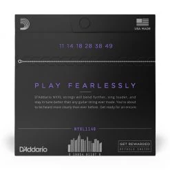 D'Addario - NYXL1149 - NYXL 11-49 Nickel Wound Electric Guitars Strings, Medium - Electric Guitar Strings See All