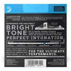 D'Addario - EXL115-3D - 3 Pack Nickel Wound Blues Jazz 11-49 - Electric Guitar Strings See All