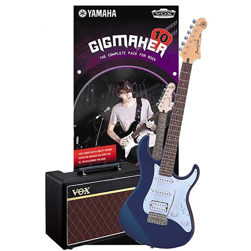 Yamaha Gigmaker 10 Electric Guitar Pack - Dark Blue Metallic Electric Guitars