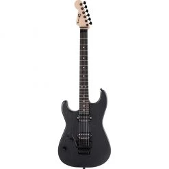 Charvel - Pro-Mod San Dimas® Style 1 HH FR E Sassafras LH - Ebony Fingerboard - Satin Black Electric Guitars