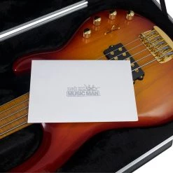 Bass Guitars Ernie Ball Music Man Ball Family Reserve - Sting Ray 5 Special Fuego Fretless Bass