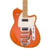 Electric Guitars Reverend Flatroc - Transparent Rock Orange