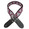 DSL JAC20-FLOWER-FUSCHIA 2" Strap Jacquard Weave - Flower Fuschia