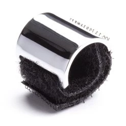 Jim Dunlop J229 Shy Chrome Slide With Velcro Strap - Short