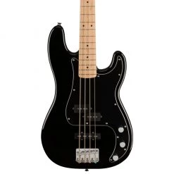 Squier Affinity Series™ Precision Bass® PJ Pack, Maple Fingerboard, Black, Gig Bag, Rumble 15 - 240V AU