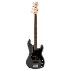 Squier - Affinity Series™ Precision Bass® PJ, Laurel Fingerboard, Black Pickguard, Charcoal Frost Metallic