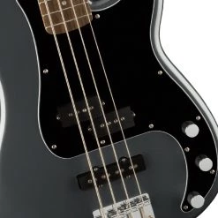 Squier - Affinity Series™ Precision Bass® PJ, Laurel Fingerboard, Black Pickguard, Charcoal Frost Metallic