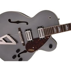 Electric Guitars Gretsch G2420 Streamliner Hollow Body Electric Guitar With Chromatic II, Broad'Tron BT-2S Pickups, Laurel Fingerboard In Phantom Metallic
