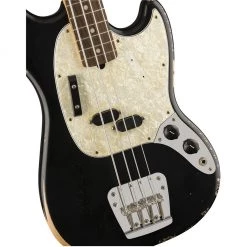 Bass Guitars Fender - JMJ Mustang Bass - Black - Rosewood Fretboard