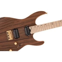 Charvel - Pro-Mod DK24 HH HT M Mahogany With Figured Walnut - Maple Fingerboard - Natural
