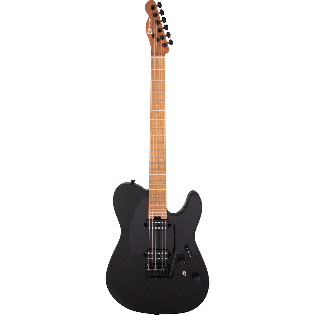 Electric Guitars Charvel Pro-Mod So-Cal Style 2 - Black Ash - Caramelised Maple