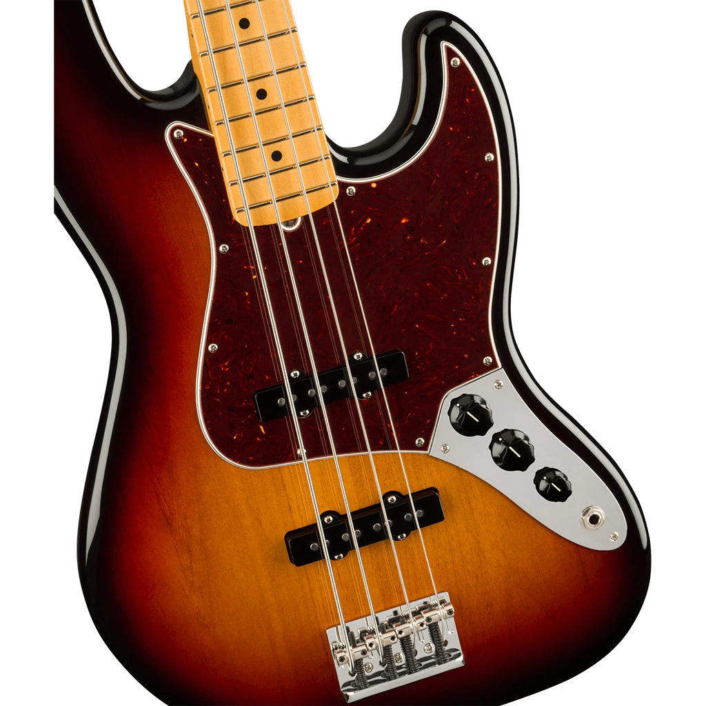 Bass Guitars Fender - American Professional II Jazz Bass® - Maple Fingerboard - 3-Color Sunburst