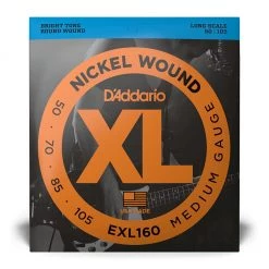 D'Addario - EXL160 - Bass XL 50 - 105 Long Scale - Bass Strings See All