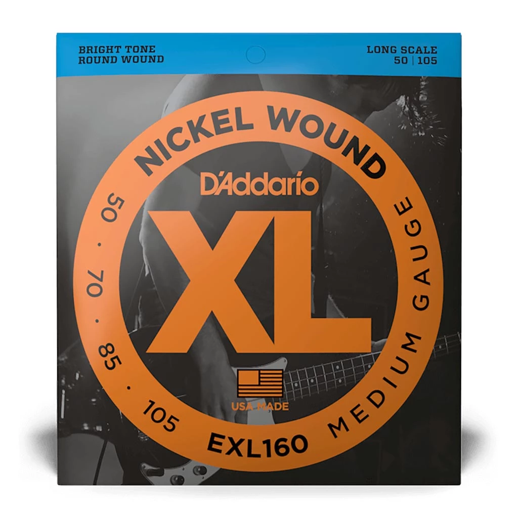 D'Addario - EXL160 - Bass XL 50 - 105 Long Scale - Bass Strings See All