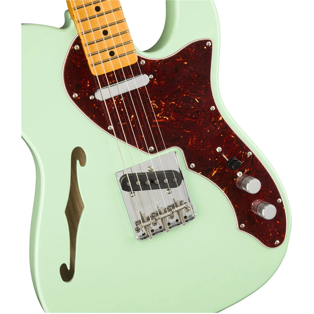 Fender American Original 60s Thinline Telecaster - Surf Green - Maple Fretboard Electric Guitars