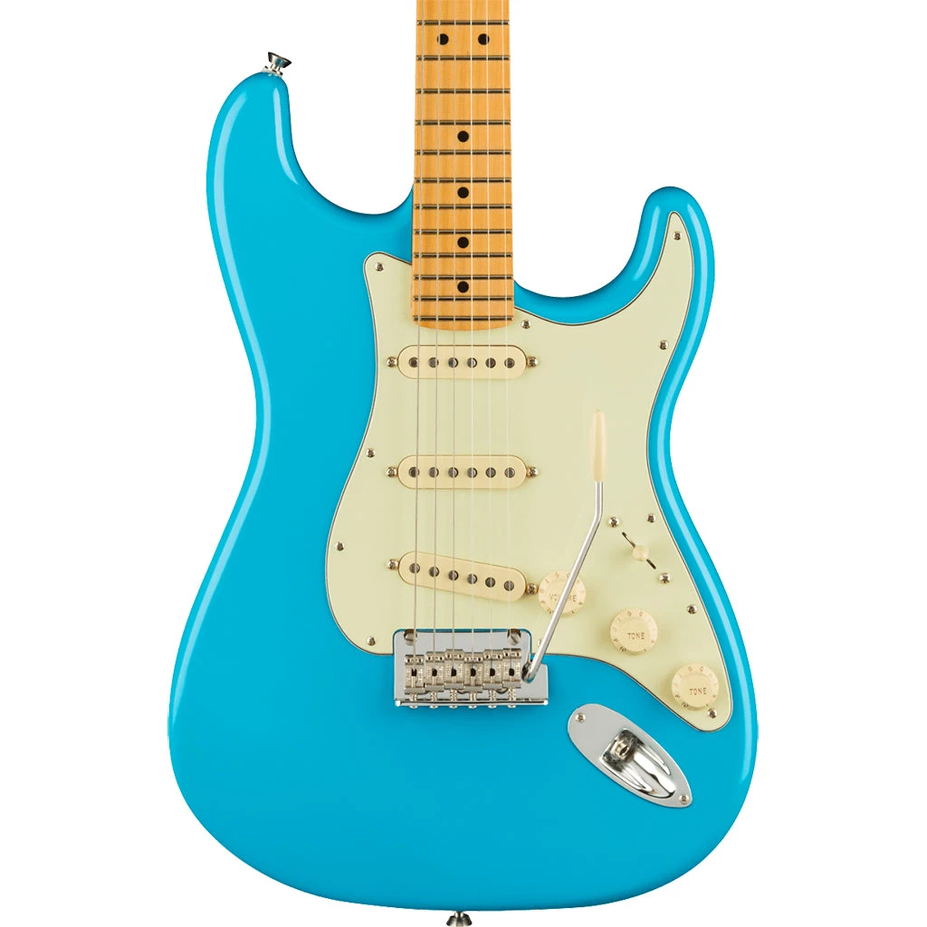 Fender - American Professional II Stratocaster® - Maple Fingerboard - Miami Blue Electric Guitars