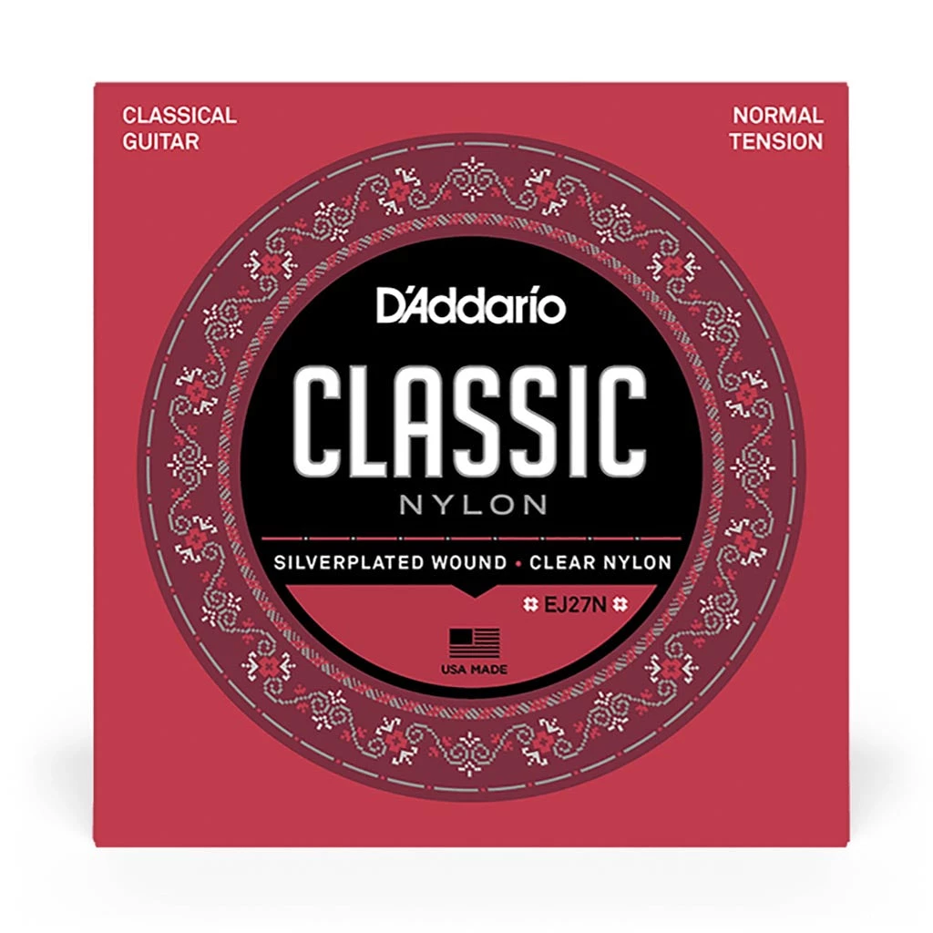 D'Addario - EJ27N - Nylon Normal Tension - Classical Guitar Strings