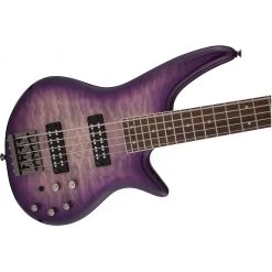 Bass Guitars Jackson - JS Series Spectra Bass JS3QV - Laurel Fingerboard - Purple Phaze