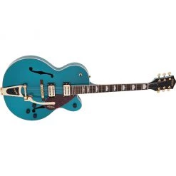 Gretsch - G2410TG Streamliner™ Hollow Body Single-Cut With Bigsby® And Gold Hardware - Laurel Fingerboard - Ocean Turquoise Electric Guitars