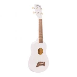 Ukuleles Makala Soprano Ukulele Dolphin Bridge - Solid Pearl White