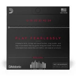 See All D'Addario - NYXL1254 - NYXL 12-54 Nickel Wound Electric Guitars Strings, Super Light - Electric Guitar Strings
