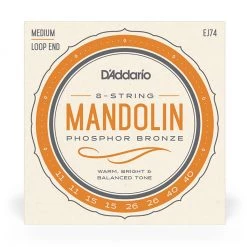 D'Addario - EJ74 - Mandolin Strings Medium 11-40 - Mandolin Strings See All