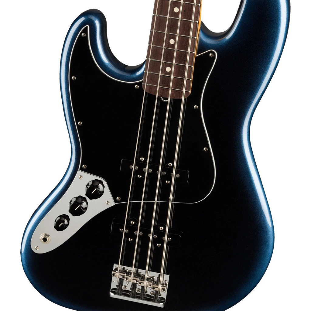 Fender - American Professional II Jazz Bass® Left-Hand - Rosewood Fingerboard - Dark Night Bass Guitars
