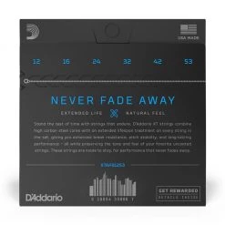 D'Addario - XTAPB1253 - XT Acoustic Phosphor Bronze Light 12-53 - Acoustic Guitar Strings See All