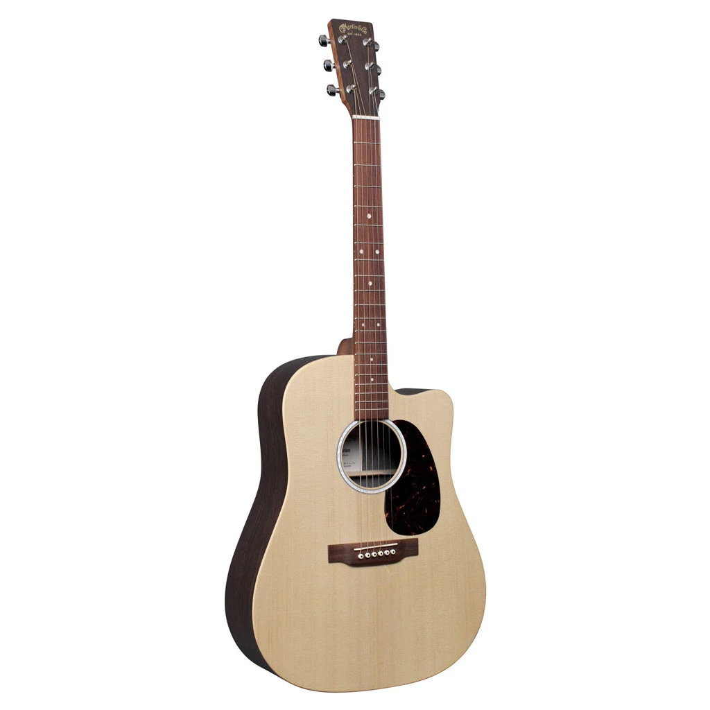 Acoustic Guitars Martin DCX2E: X2 Dreadnought Cutaway Electric - Rosewood