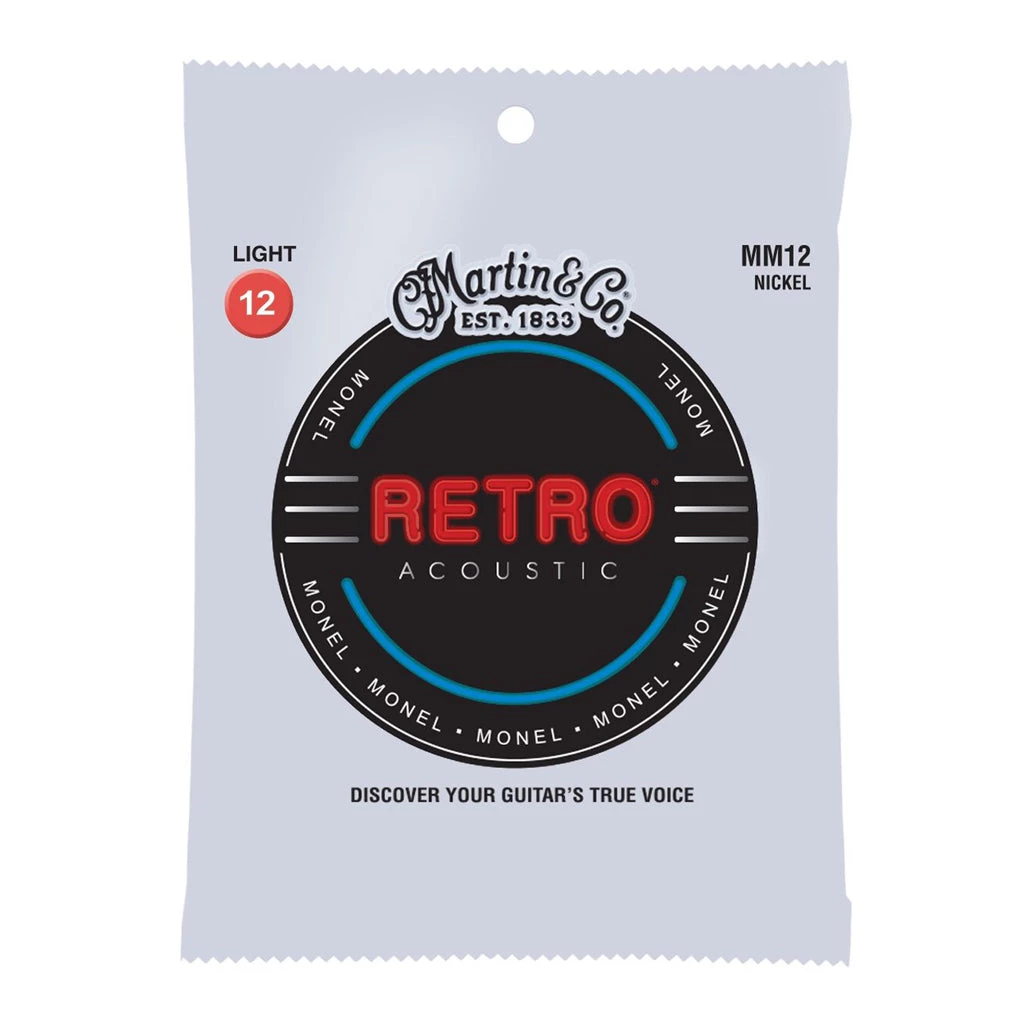 Martin Retro Strings Light Monel 12/54 Guitar & Bass Strings