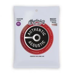 Martin MA535T - Authentic Treated Custom Light 92/8 - 11-52 Guitar Strings