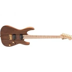 Charvel - Pro-Mod DK24 HH HT M Mahogany With Figured Walnut - Maple Fingerboard - Natural
