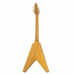 Electric Guitars Gibson Custom Shop - 1958 Korina Flying V - Black Guard