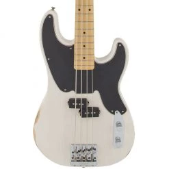 Fender Roadworn Mike Dirnt Precision Bass - White Blonde - Maple Fretboard Bass Guitars