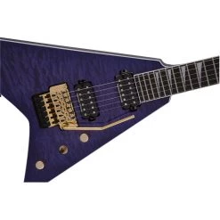 Electric Guitars Jackson - Pro Series Rhoads RR24Q - Transparent Purple - Ebony Fingerboard