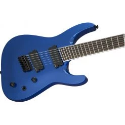 Jackson X Series Soloist™ Arch Top SLAT7 Multi-Scale - Laurel Fingerboard - Metallic Blue Electric Guitars