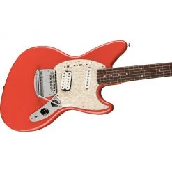 Fender - Kurt Cobain Jag-Stang® - Rosewood Fingerboard, Fiesta Red Electric Guitars