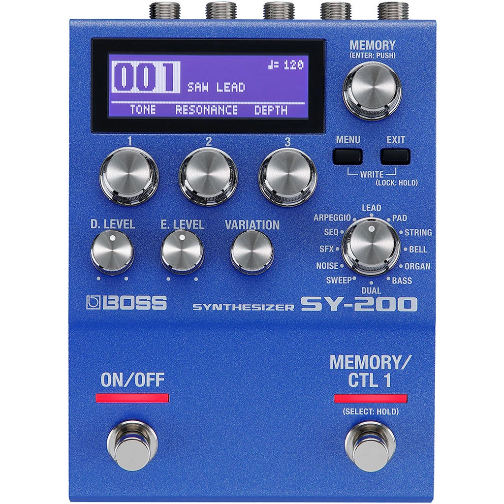 Boss - SY-200 Synthesiser Pedal See All