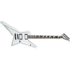 Electric Guitars Jackson - X Series Signature Gus G. Star - Rosewood Fingerboard - Satin White With Black Pinstripes