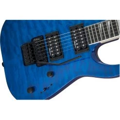 Jackson - JS Series Dinky Arch Top JS32Q DKA - Transparent Blue - Amaranth Fingerboard
