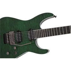 Jackson - Pro Series Soloist SL2Q MAH - Transparent Green - Ebony Fretboard Electric Guitars
