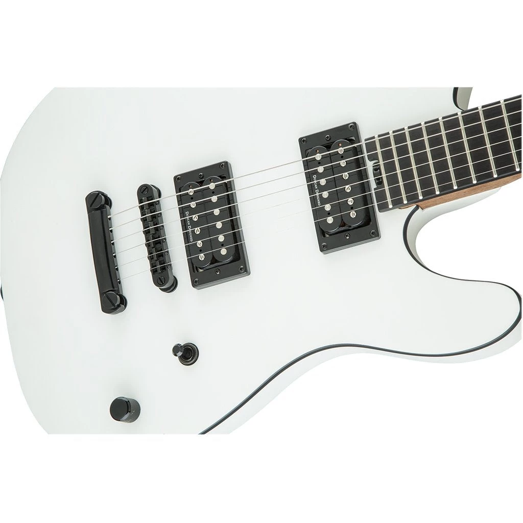 Electric Guitars Charvel Joe Duplantier Pro Mod San Dimas S2 - Satin White - Ebony Fingerboard