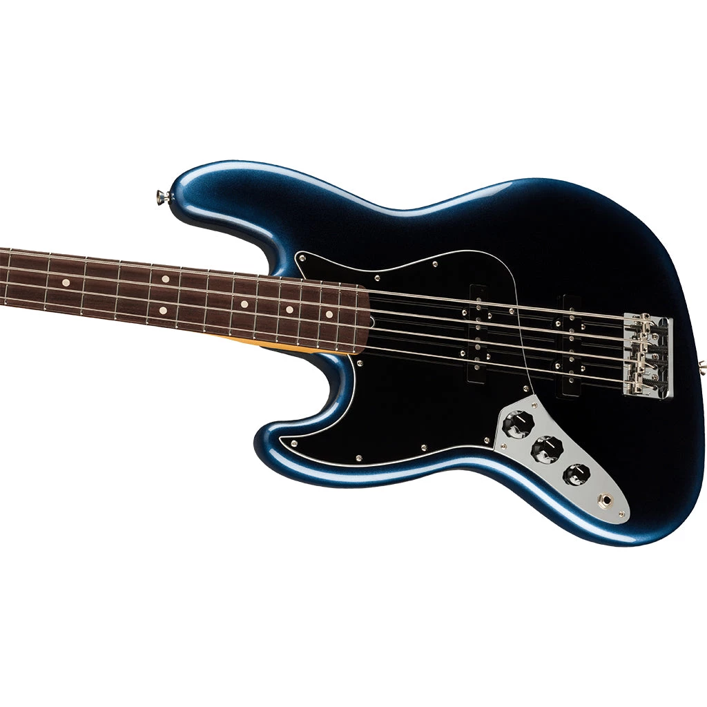 Fender - American Professional II Jazz Bass® Left-Hand - Rosewood Fingerboard - Dark Night Bass Guitars